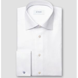 ETON Overhemd wit, Effen