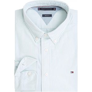 Tommy Hilfiger Overhemd groen, Gestreept