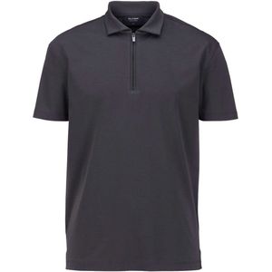 OLYMP SIGNATURE Casual Tailored Fit Polo shirt Korte mouw grijs