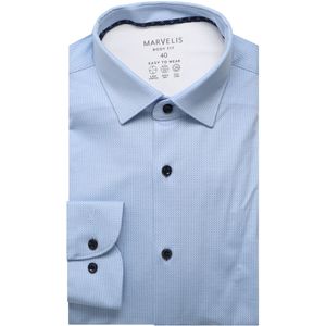 Marvelis Performance Jersey shirt blauw, Effen