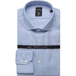 van Laack Meisterwerk Overhemd blauw, Motief