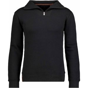 RAGMAN Sweatshirt ritssluitingzwart, Effen