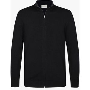 Profuomo - Cardigan - Marine - Effen