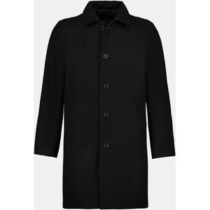 JP1880 - Tussenjas - Zwart - Klassieke Mantel - Licht Gevoerd