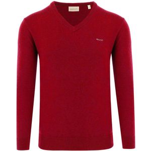 GANT Trui V-halsrood, Effen