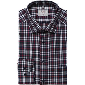 Marvelis Overhemd blauw/rood/wit, Ruit