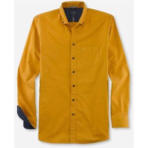 OLYMP Casual Modern Fit Overhemd maïs, Effen