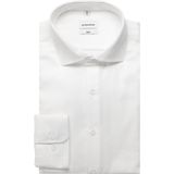 Slim fit zakelijk overhemd met structuurmotief