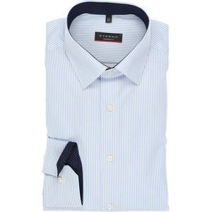 ETERNA Modern Fit Overhemd ML6 (vanaf 68 CM) lichtblauw/wit