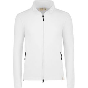 HAKRO Function Fleece jas wit, Effen