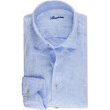 Stenströms - Lichtblauw - Overhemd - Linnen - Slim Fit