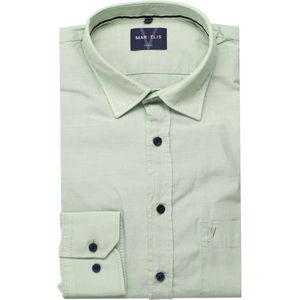 Marvelis Casual Overhemd lichtgroen, Effen