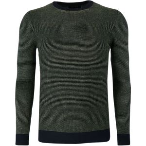 Marvelis Casual Trui ronde hals groen, Effen