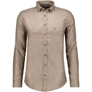 RAGMAN Overhemd beige, Effen