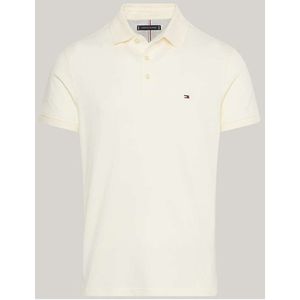 Tommy Hilfiger Regular Fit Polo shirt Korte mouw ecru