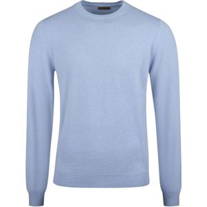 Stenströms Trui ronde halslichtblauw, Effen