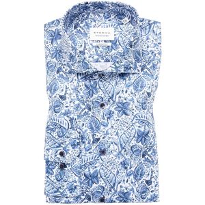 ETERNA Overhemd donkerblauw, Bedrukt