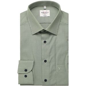 Marvelis Overhemd groen/wit, Ruit