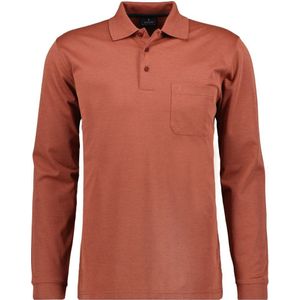 RAGMAN Soft Knit Regular Fit Polo shirt , Effen