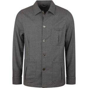 Stenströms Jas donkergrijs, Effen