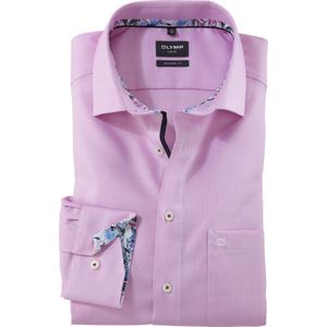 OLYMP Luxor Overhemd roze, Effen
