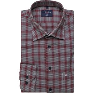 Marvelis Casual Overhemd rood, Motief