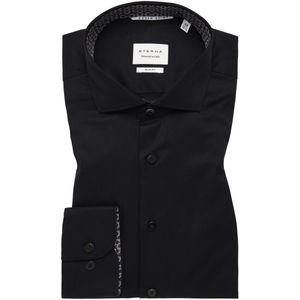 ETERNA Cover Shirt Overhemd zwart, Effen
