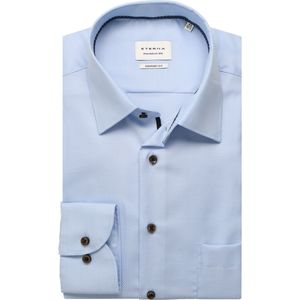 ETERNA Overhemd hemelsblauw, Gestructureerd