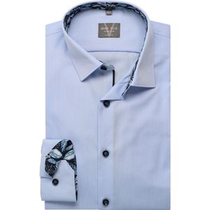 Marvelis Overhemd blauw, Effen