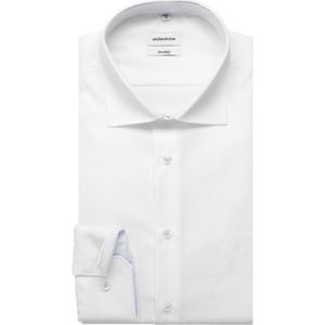 Seidensticker Overhemd wit, Effen