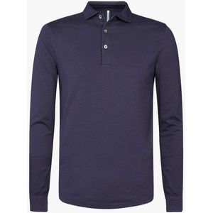 Profuomo Polo shirt donkerblauw, Effen