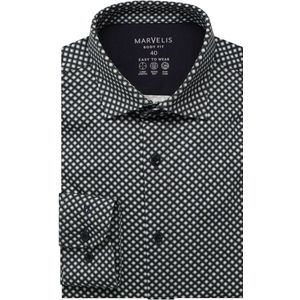 Marvelis Performance Jersey shirt olijf, Bedrukt