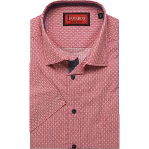 Leonardo by Jupiter Casual Overhemd Korte mouw rood