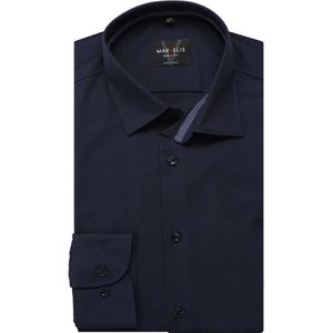 Marvelis Overhemd blauw, Effen