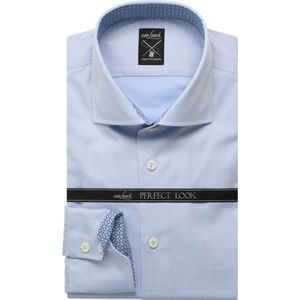 van Laack Meisterwerk Overhemd blauw, Motief