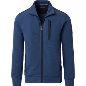 Casa Moda - Sweatjacket - Blauw - Effen