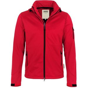 HAKRO 848 Regular Fit Softshell jas rood, Effen