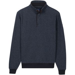 Baileys Sweatshirt ritssluitingdonkerblauw, Effen