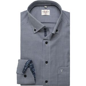 Marvelis Overhemd marine, Ruit