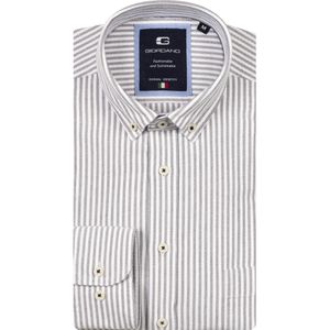 Giordano Overhemd grijs, Gestreept