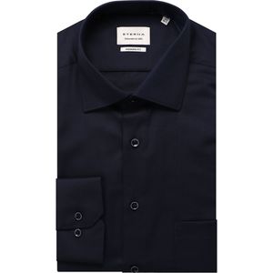 ETERNA Overhemd marine, Gestructureerd