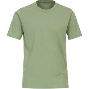 Casa Moda Casual Fit T-Shirt ronde hals groen, Effen