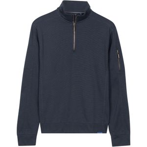 Baileys Sweatshirt ritssluitingdonkerblauw, Effen