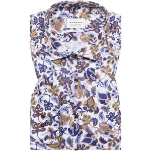 Eterna - Overhemd - Mosterdgeel - Slim fit - NON IRON (strijkvrij)