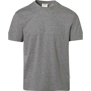 HAKRO 293 Comfort Fit T-Shirt ronde hals grijs, Effen
