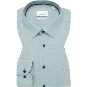 Eterna - MODERN FIT - Overhemd - Groen - Lange Mouwen - NON IRON