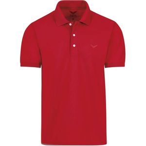 TRIGEMA Comfort Fit Polo shirt Korte mouw rood