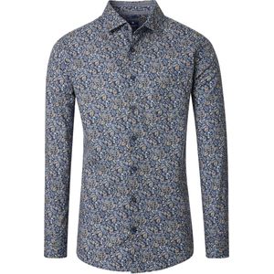 Redmond Overhemd blauw, Bedrukt