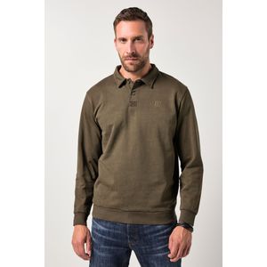 JP1880 Poloshirt lange mouw , Effen
