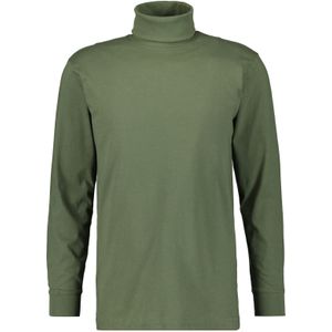 Coltrui - Olijf - Katoen - Hoog Gesloten Hals